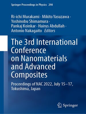 cover image of The 3rd International Conference on Nanomaterials and Advanced Composites